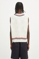 Odzież Human Made kamizelka lniana Heart Knit Vest HM29CS006 beżowy