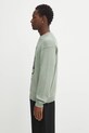 Maison Kitsuné sweter Dressed Fox Intarsia OM00802KT1030 zielony SS25
