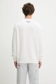 Odzież Maison Kitsuné sweter Abstract Daisy Intarsia OM00811KT1138 biały