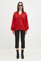 Μάλλινη ζακέτα Kenzo x Verdy FF58CA7133CK.16 κόκκινο