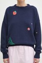 Fiorucci pulover din amestec de lână Multipatch Dinosaur M02SPKSW255KN01BL05