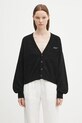 A Bathing Ape cardigan BAPE chenille 1K80220002 nero SS25