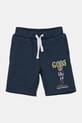 Dječje pamučne kratke hlače Guess Planet friendly mornarsko plava N5RD03.KAD74.PPYA