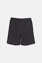 EA7 Emporio Armani pantaloni scurți din bumbac pentru copii 7B000083.AF12451 gri SS25