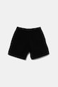 EA7 Emporio Armani pantaloni scurți din bumbac pentru copii 7B000057.AF10380 negru SS25