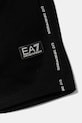 Băieți EA7 Emporio Armani pantaloni scurți din bumbac pentru copii 7B000057.AF10380 negru