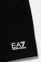 Хлопчик Дитячі бавовняні шорти EA7 Emporio Armani 7B000026.AF10380 чорний