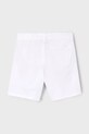Mayoral pantaloni scurti copii chino serża basic 202.5A.Mini.PPYA alb SS25