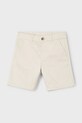 Mayoral pantaloni scurti copii chino serża basic casual bej 202.5A.Mini.PPYA