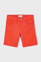 Mayoral pantaloni scurți copii 204.5J.Mini.PPYA rosu SS25