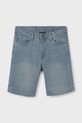 Mayoral pantaloni scurti din denim pentru copii 252.7D.Junior.PPYA albastru SS25