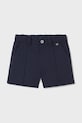 Mayoral pantaloni scurți din amestec de in pentru copii casual bleumarin 1240.3A.Baby.PPYA