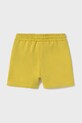 Mayoral pantaloni scurti copii 1242.3D.Baby.PPYA galben SS25