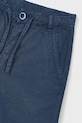 Băieți Mayoral pantaloni scurți din amestec de in pentru copii 3226.5H.Mini.PPYA bleumarin