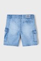 Мальчик Детские джинсовые шорты Mayoral cargo 3229.5J.Mini.PPYA голубой