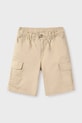 Dětské šortky s příměsí lnu Mayoral cargo látka béžová 6208.7D.Junior.PPYA