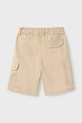 Dětské šortky s příměsí lnu Mayoral cargo 6208.7D.Junior.PPYA béžová SS25