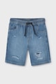 Mayoral pantaloni scurti din denim pentru copii casual albastru 6210.7F.Junior.PPYA