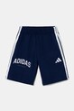 Детские хлопковые шорты adidas JM2439 тёмно-синий SS25