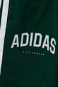 Дитячі бавовняні шорти adidas зелений JM2440