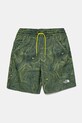 The North Face szorty dziecięce NEVER STOP SHORT dzianina zielony NF0A86U464T1