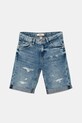 Guess szorty z domieszką lnu dziecięce casual niebieski L5GD00.D41E0.PPYA