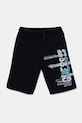 Guess szorty bawełniane dziecięce aplikacja granatowy L5GD06.KA6R4.PPYA
