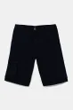 Детские хлопковые шорты Guess casual тёмно-синий L5GD11.WHB40.PPYA
