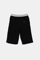 Dětské bavlněné šortky Guess L5GD12.KA6R4.PPYA černá SS25