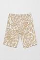 Детские хлопковые шорты Guess L5GD16.KA6R4.PPYA зелёный SS25