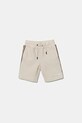 Detské krátke nohavice Guess nášivka béžová L5GD19.KB3P2.PPYA