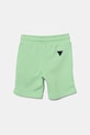 Παιδικό βαμβακερό σορτς Guess N5GD08.KA6R4.PPYA πράσινο SS25