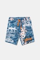 Dječje pamučne kratke hlače Guess casual plava N5GD13.KA6R4.PPYA
