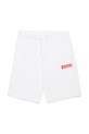 Diesel pantaloni scurți din bumbac pentru copii PBASESHORT SHORTS casual alb J02236