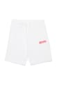Детские хлопковые шорты Diesel PBASESHORT SHORTS casual белый J02236