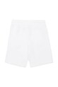 Diesel pantaloni scurți din bumbac pentru copii PBASESHORT SHORTS J02236 alb SS25