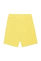 Детские хлопковые шорты Diesel PBASESHORT SHORTS J02236 жёлтый SS25