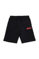 Diesel pantaloni scurți din bumbac pentru copii PBASESHORT SHORTS casual negru J02236