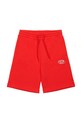 Παιδικό βαμβακερό σορτς Diesel PMACISHORT SHORTS απλικέ κόκκινο J02239