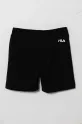 Detské krátke nohavice Fila LEENDE FAK0415 čierna SS25