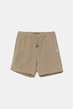 Tommy Hilfiger pantaloni scurți de in pentru copii casual bej KB0KB09643.PPYA