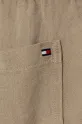 Chłopiec Tommy Hilfiger szorty lniane dziecięce KB0KB09643.PPYA beżowy