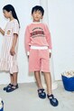 Мальчик Детские хлопковые шорты Kenzo Kids K61121.162 красный