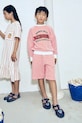 Chłopiec Kenzo Kids szorty bawełniane dziecięce K61121.162 czerwony