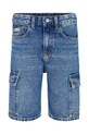Calvin Klein Jeans pantaloni scurti din denim pentru copii IB0IB02430.PPYA albastru SS25
