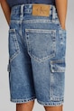 Calvin Klein Jeans pantaloni scurti din denim pentru copii IB0IB02430.PPYA albastru