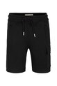Дитячі бавовняні шорти Calvin Klein Jeans IB0IB02440.PPYA чорний SS25
