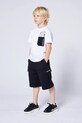 Детски къси панталони Karl Lagerfeld еластичен черен Z30412.86.108