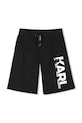 Детские шорты Karl Lagerfeld Z30413.86.108 чёрный SS25
