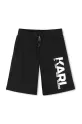 Karl Lagerfeld pantaloni scurti copii Z30413.114.150 negru SS25